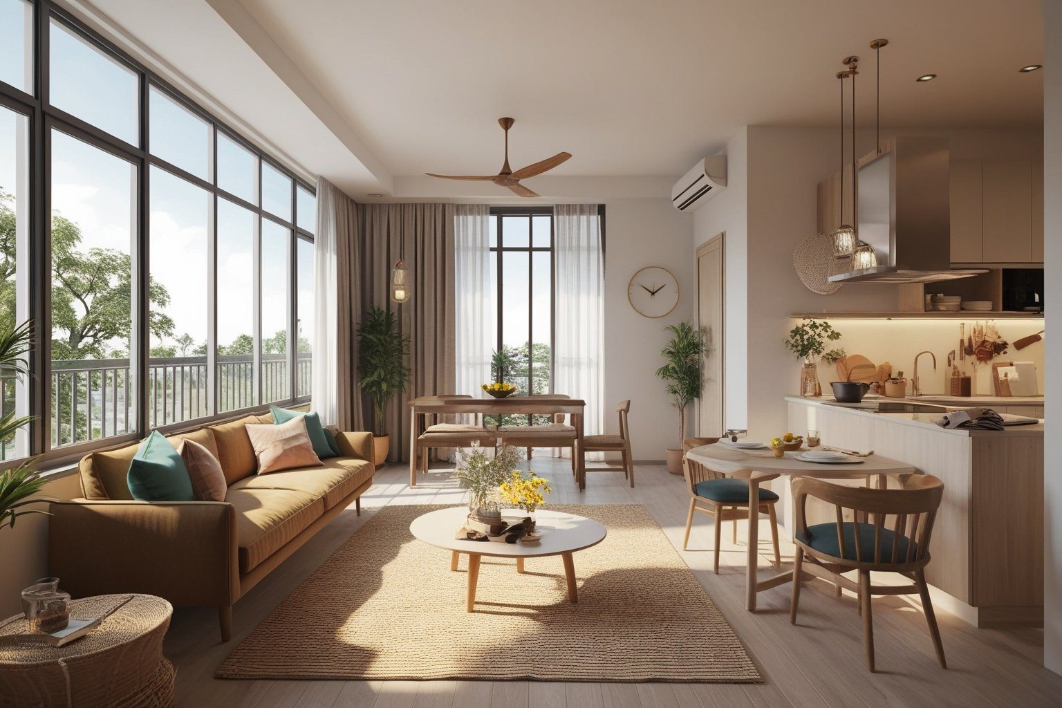 Best 3BHK Interior Design Ideas - Transform Your Home | Paintit.ai - 1