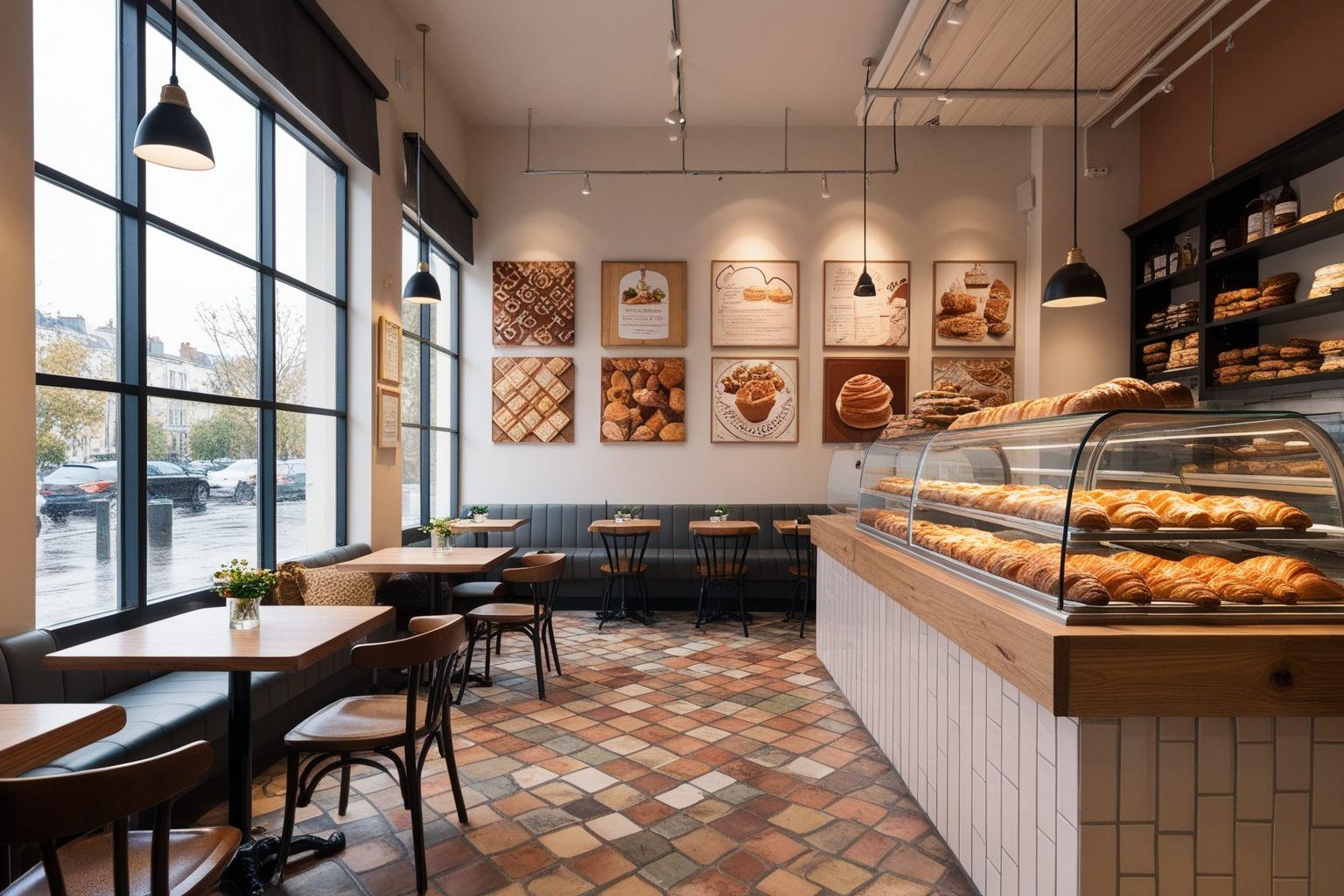 Top Bakery Interior Design Ideas - Counters, Displays & Seating ...