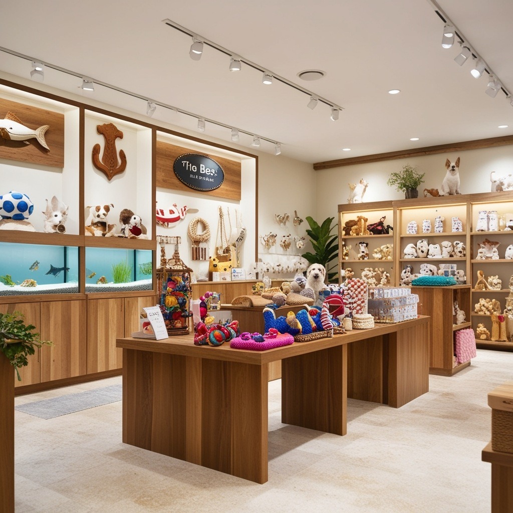 Pet Shop with personalized moodboard and statement wall art